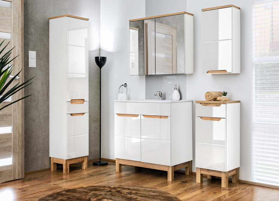 skrinky do kupelne BALI WHITE